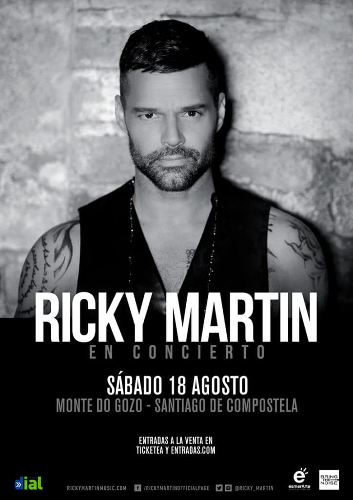 Ricky Martin concierto Santiago de Compostela