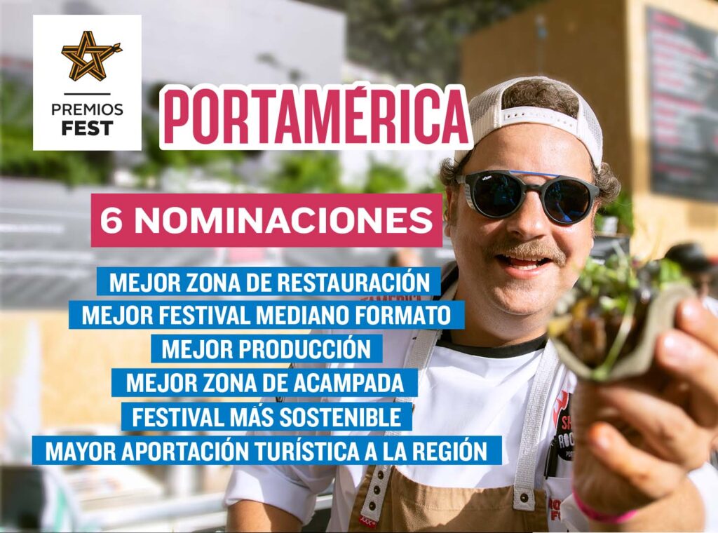 Nominaciones Festival PortAmérica Premios Fest